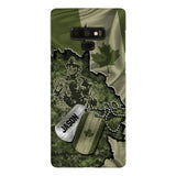 Personalized Canadian Soldier Camo Phone Case Printed 22MAR-DT19