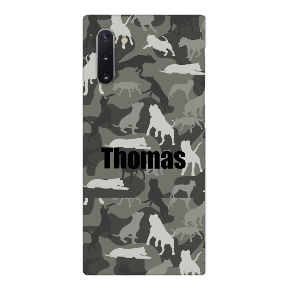 Pitbull camo Phonecase T3Q