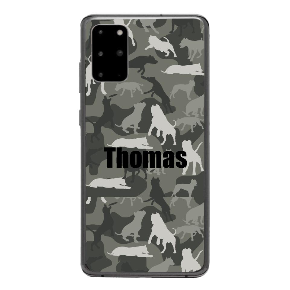 Pitbull camo Phonecase T3Q