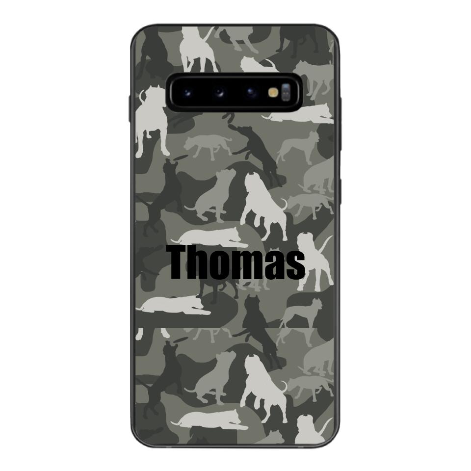 Pitbull camo Phonecase T3Q