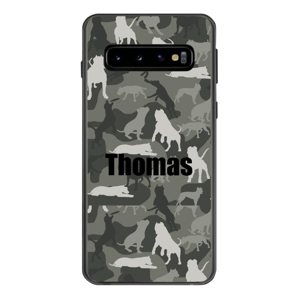 Pitbull camo Phonecase T3Q