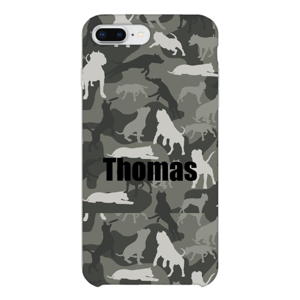 Pitbull camo Phonecase T3Q