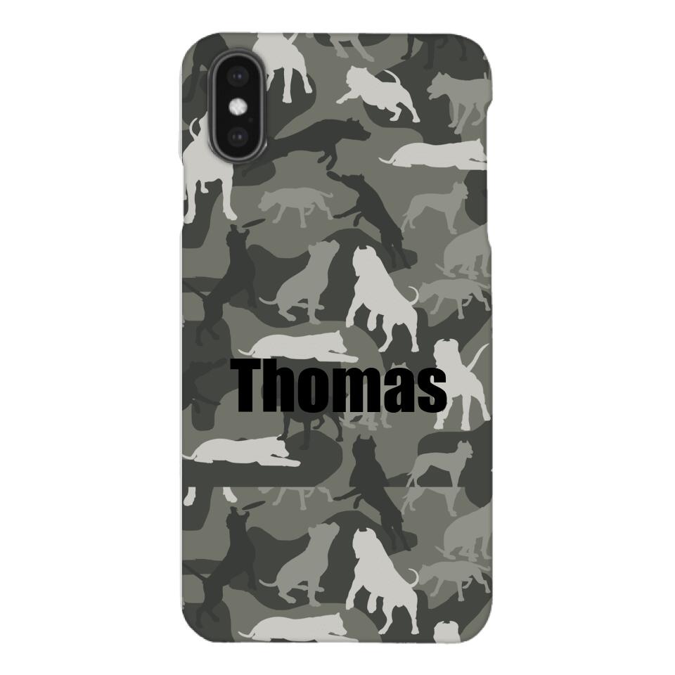 Pitbull camo Phonecase T3Q
