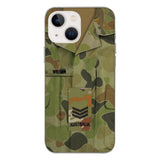Personalized Australian Army Camo Phone Case Printed 22MAR-MQ21
