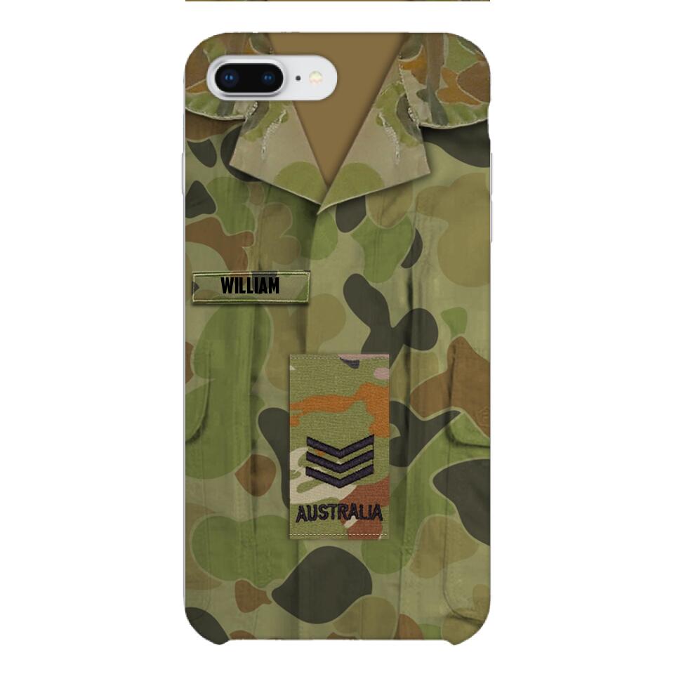Personalized Australian Army Camo Phone Case Printed 22MAR-MQ21