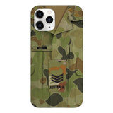 Personalized Australian Army Camo Phone Case Printed 22MAR-MQ21