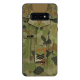 Personalized Australian Army Camo Phone Case Printed 22MAR-MQ21