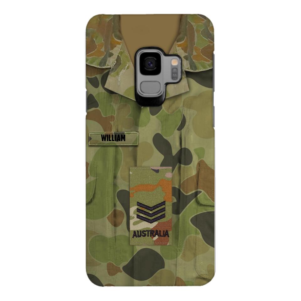 Personalized Australian Army Camo Phone Case Printed 22MAR-MQ21