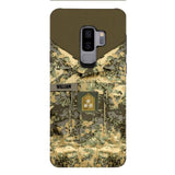 Personalized Austrian Army Camo Phone Case Printed 22MAR-HQ21