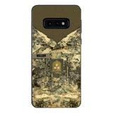 Personalized Austrian Army Camo Phone Case Printed 22MAR-HQ21