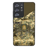 Personalized Austrian Army Camo Phone Case Printed 22MAR-HQ21