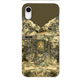 Personalized Austrian Army Camo Phone Case Printed 22MAR-HQ21