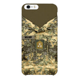Personalized Austrian Army Camo Phone Case Printed 22MAR-HQ21