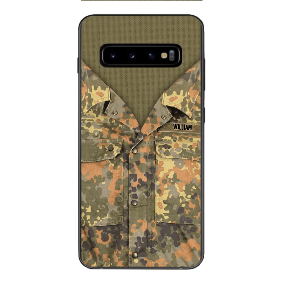 Personalized German Army Camo Phone Case Printed 22MAR-HQ21