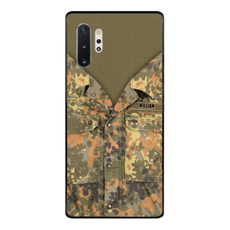 Personalized German Army Camo Phone Case Printed 22MAR-HQ21