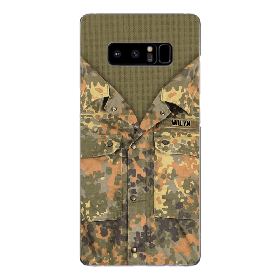 Personalized German Army Camo Phone Case Printed 22MAR-HQ21