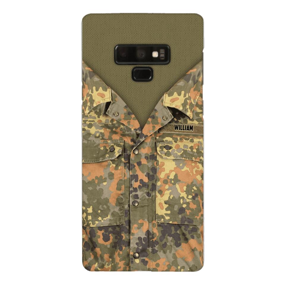 Personalized German Army Camo Phone Case Printed 22MAR-HQ21