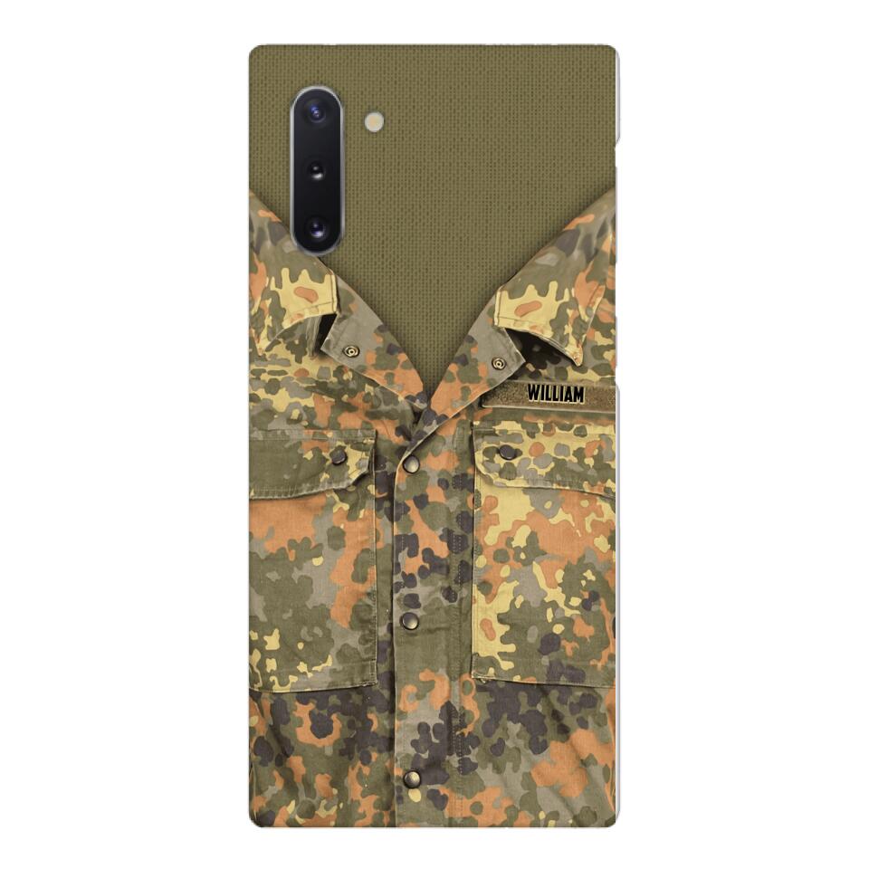 Personalized German Army Camo Phone Case Printed 22MAR-HQ21