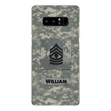 Personalized U.S Army Camo Phone Case Printed 22MAR-HC21
