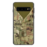 Personalized U.S Army Camo Phone Case Printed 22MAR-HQ21