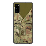 Personalized U.S Army Camo Phone Case Printed 22MAR-HQ21