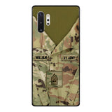 Personalized U.S Army Camo Phone Case Printed 22MAR-HQ21