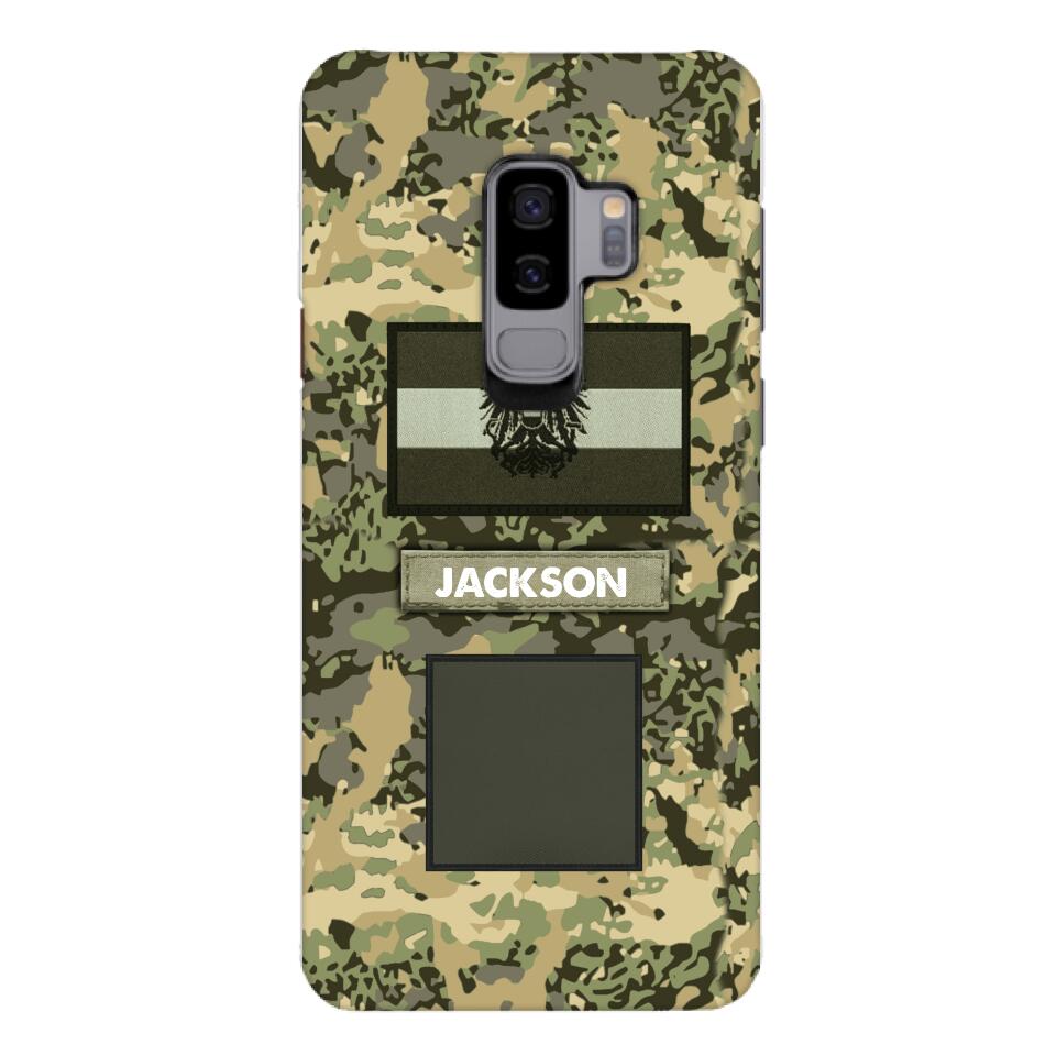 PERSONALIZED AUSTRIA ARMY VETERAN CAMO PHONECASE MTTQ2303
