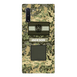 PERSONALIZED AUSTRIA ARMY VETERAN CAMO PHONECASE MTTQ2303