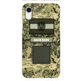 PERSONALIZED AUSTRIA ARMY VETERAN CAMO PHONECASE MTTQ2303