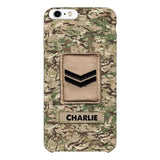 Personalized British Army Camo Phone Case Printed 22MAR-HC23