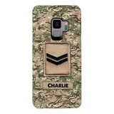 Personalized British Army Camo Phone Case Printed 22MAR-HC23