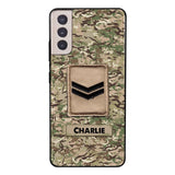Personalized British Army Camo Phone Case Printed 22MAR-HC23
