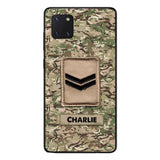 Personalized British Army Camo Phone Case Printed 22MAR-HC23