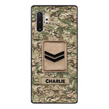 Personalized British Army Camo Phone Case Printed 22MAR-HC23