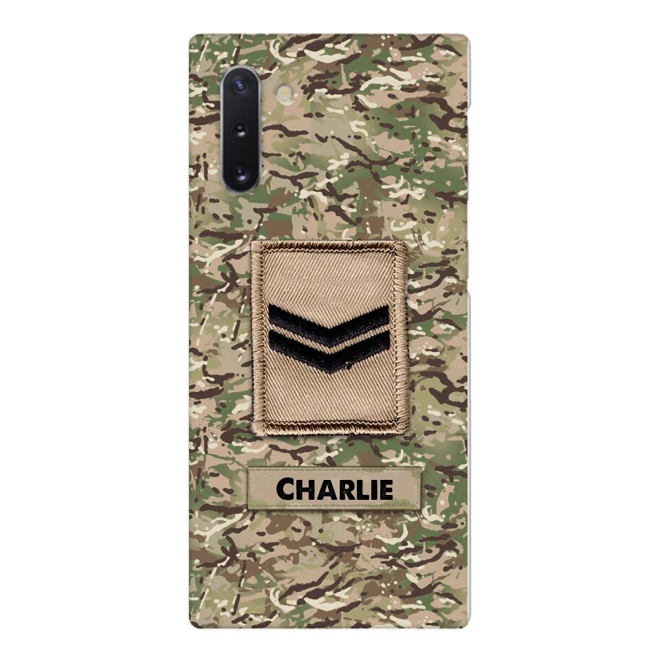 Personalized British Army Camo Phone Case Printed 22MAR-HC23
