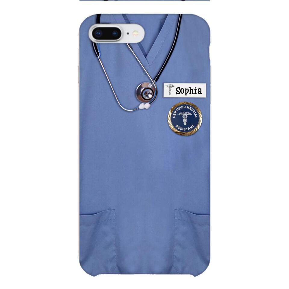 Personalized Nurse Phone Case Printed 22MAR-MQ23