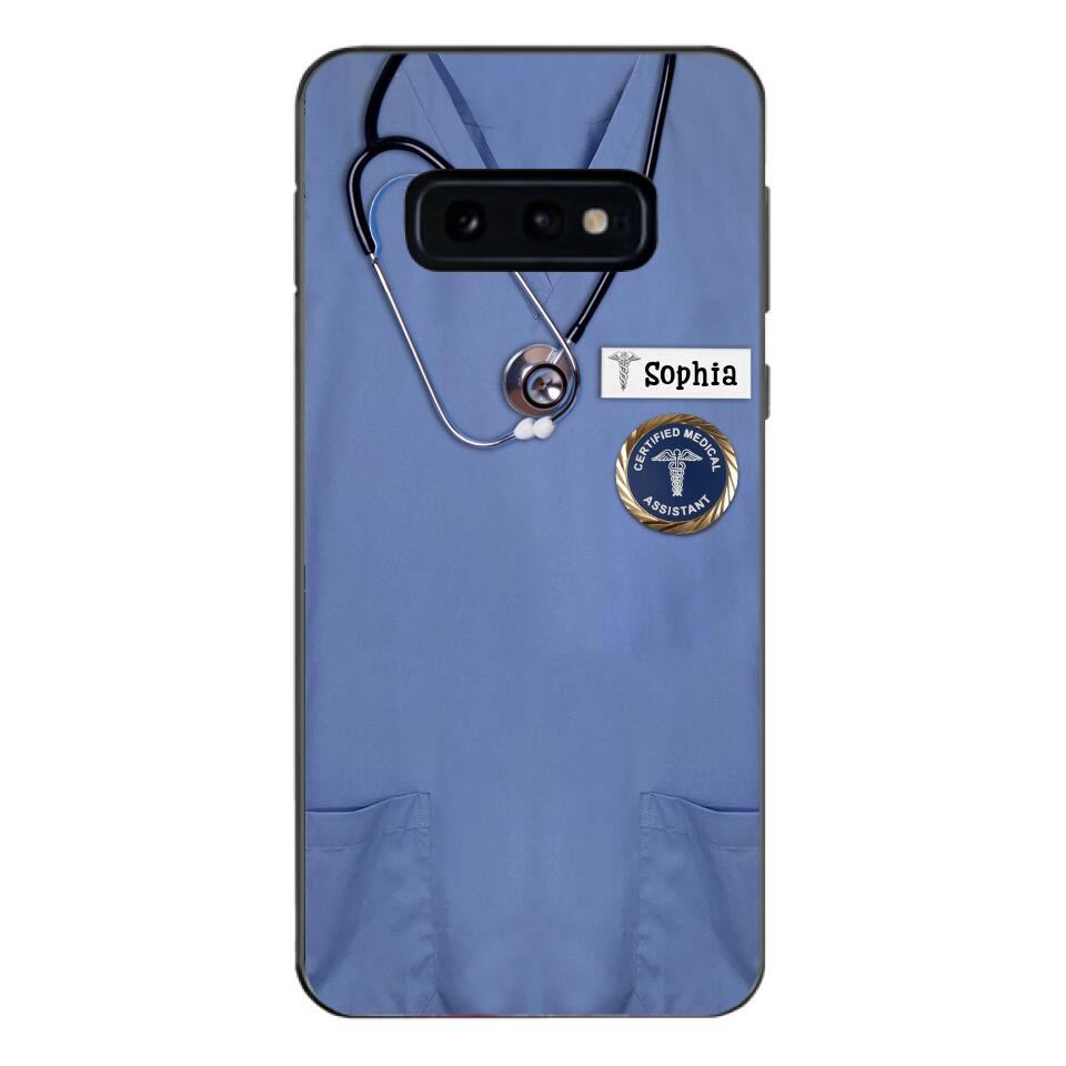 Personalized Nurse Phone Case Printed 22MAR-MQ23