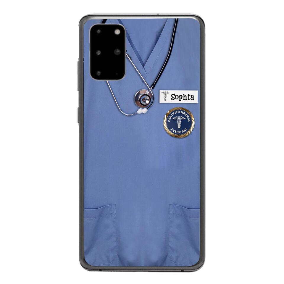 Personalized Nurse Phone Case Printed 22MAR-MQ23