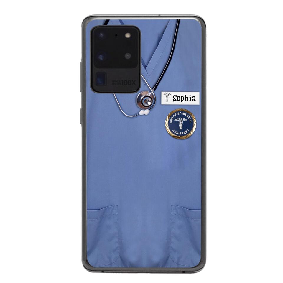Personalized Nurse Phone Case Printed 22MAR-MQ23