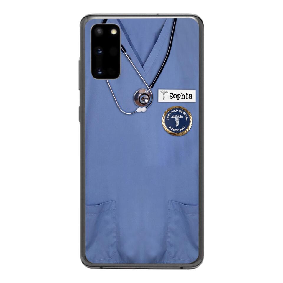 Personalized Nurse Phone Case Printed 22MAR-MQ23