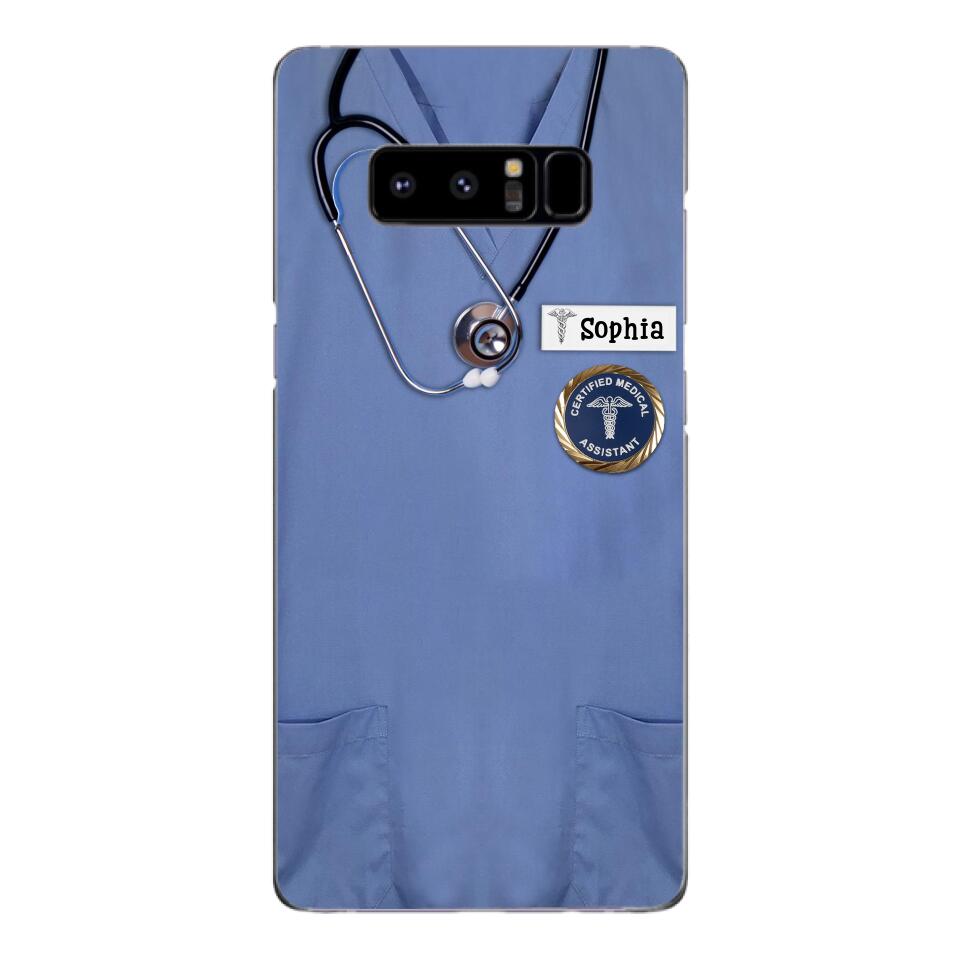 Personalized Nurse Phone Case Printed 22MAR-MQ23