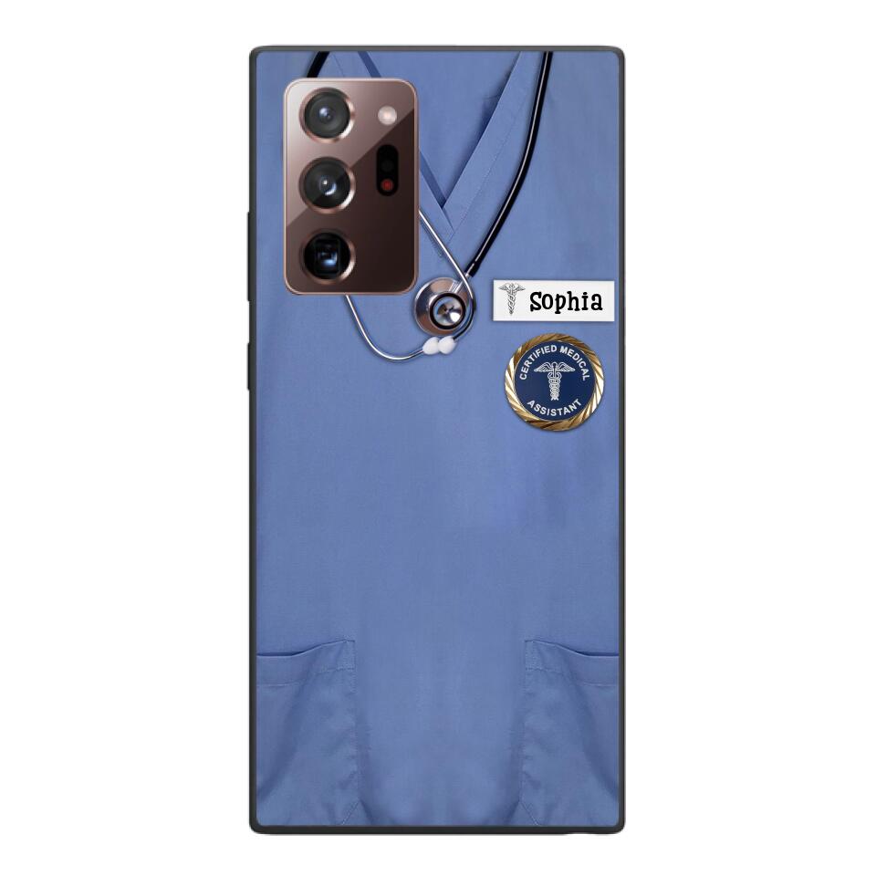 Personalized Nurse Phone Case Printed 22MAR-MQ23