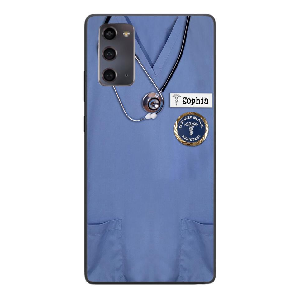Personalized Nurse Phone Case Printed 22MAR-MQ23
