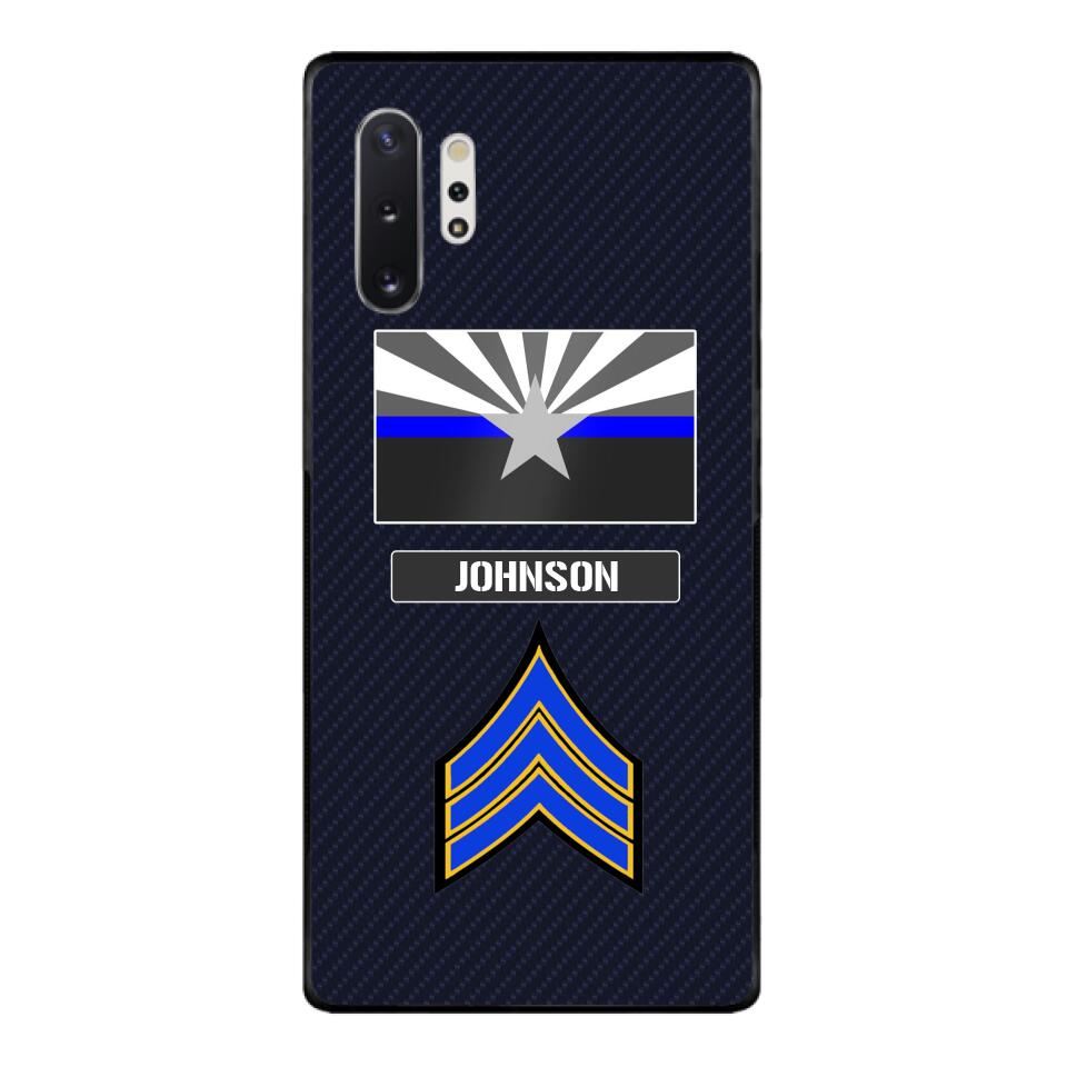 Personalized Arizona Thin Blue Line Phone Case Printed 22MAR-DT23