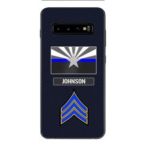 Personalized Arizona Thin Blue Line Phone Case Printed 22MAR-DT23