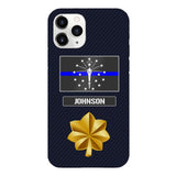 Personalized Indiana Thin Blue Line Phone Case Printed 22MAR-DT23