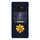 Personalized Indiana Thin Blue Line Phone Case Printed 22MAR-DT23