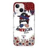 PERSONALIZED AMERICAN MAMA KID NAME PHONECASE T3Q