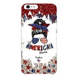 PERSONALIZED AMERICAN MAMA KID NAME PHONECASE T3Q