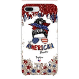 PERSONALIZED AMERICAN MAMA KID NAME PHONECASE T3Q